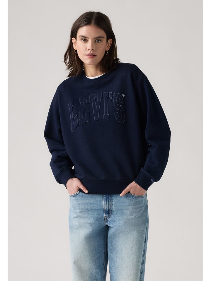 Sweatshirt in Dunkelblau