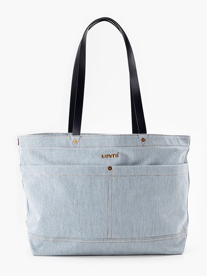 Shopper "All On The Road Again" in Hellblau - (B)52 x (H)31,5 x (T)16,5 cm