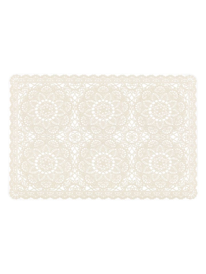 Placemat "Lace" beige - (L)30 x (B)45 cm