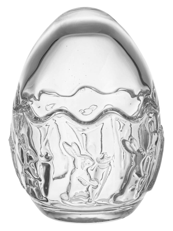 Osterei "Bunny" in Transparent - (H)9 x Ø 6,5 cm