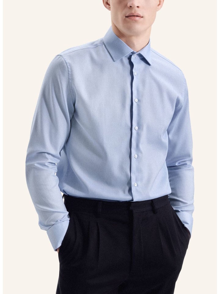 Koszula - Slim fit - w kolorze błękitnym