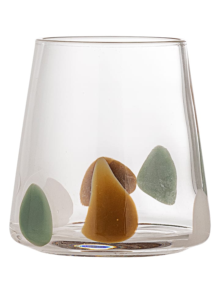 Szklanka "Gildor" w kolorze jasnobrązowo-zielonym - 380 ml
