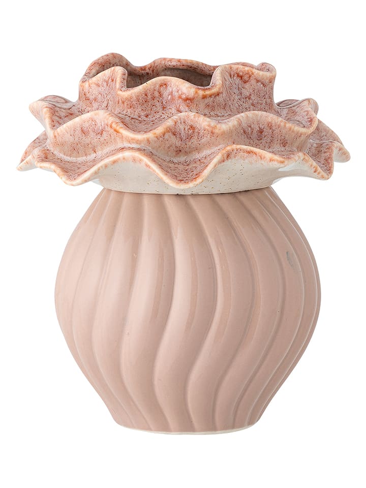 Wazon "Petalia" w kolorze jasnoróżowym - wys. 17 x Ø 15,5 cm