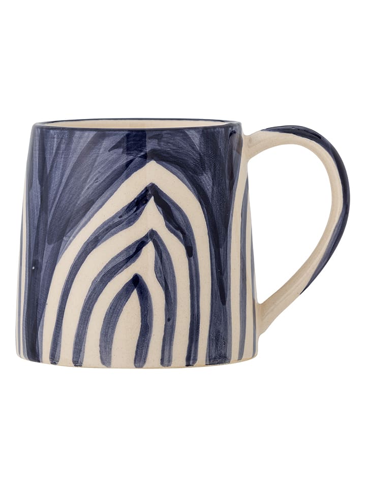 Kaffeetasse "Shama" in Blau/ Creme - 270 ml
