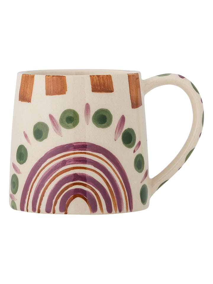 Kubek "Shama" w kolorze kremowo-jasnobrązowo-fioletowym do kawy - 270 ml