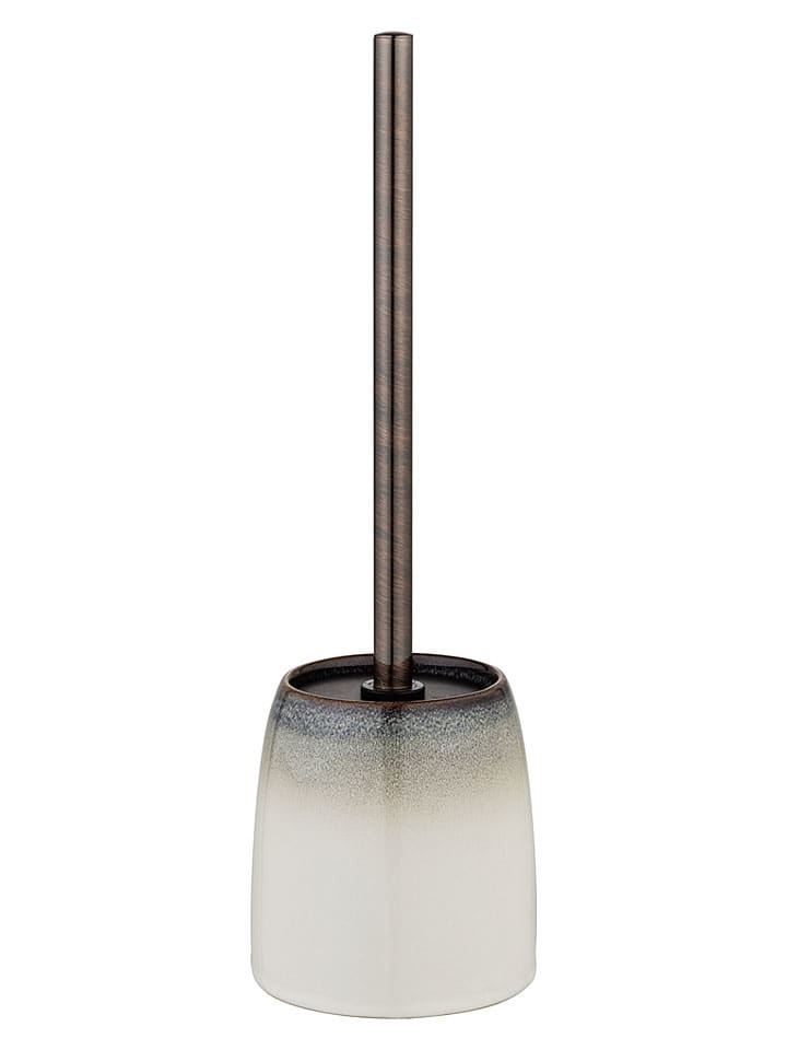 WC-Garnitur "Osteto" in Beige/ Kupfer - (H)38,5 cm