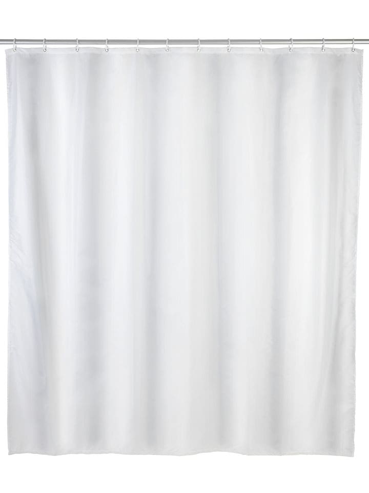 Duschvorhang "Nes" in Weiß - (L)240 x (B)180 cm