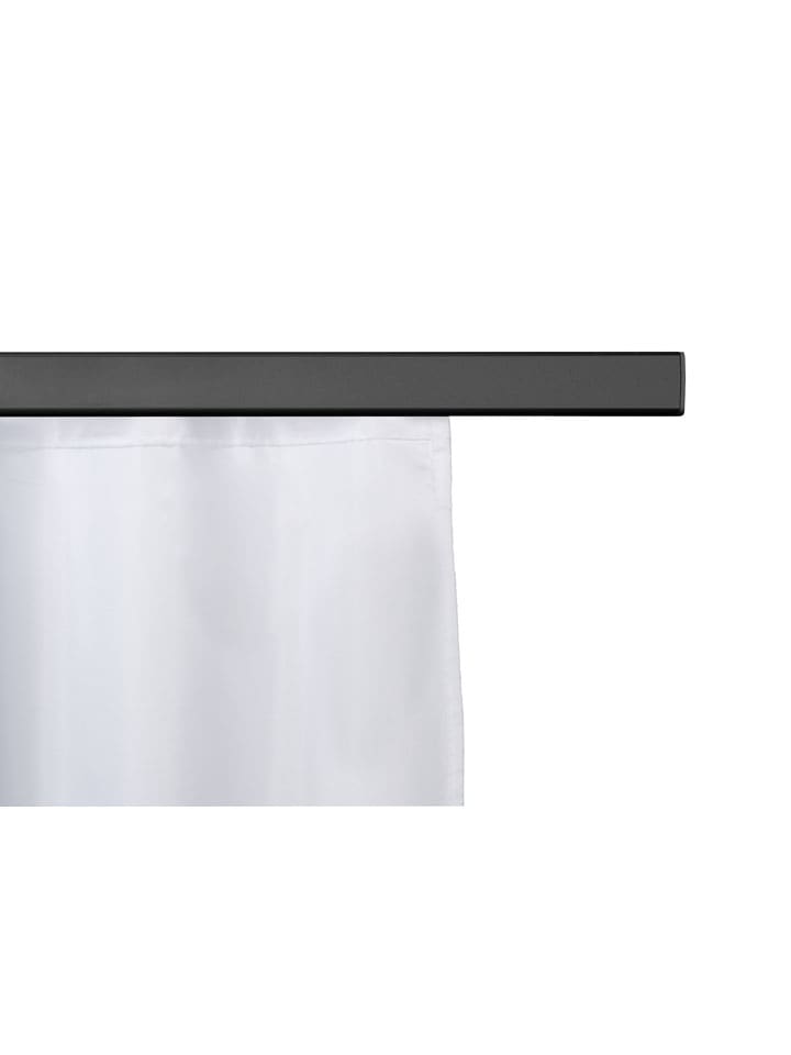 Teleskop-Duschschiene "Jete" in Schwarz - (L)210 cm