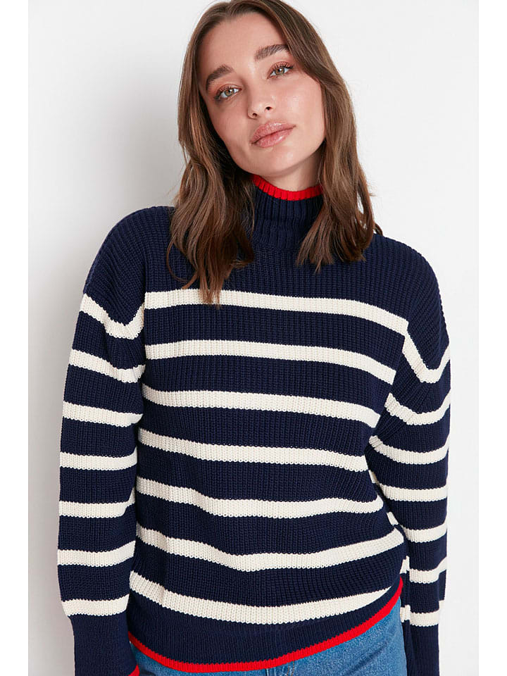 Trui donkerblauw