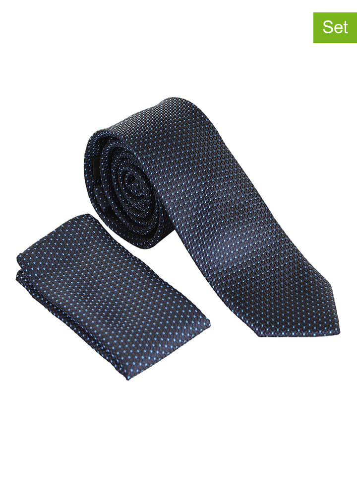 2tlg. Accessoires-Set in Dunkelblau