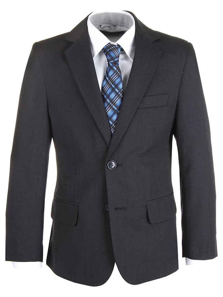 Garnitur - Slim fit - w kolorze antracytowym