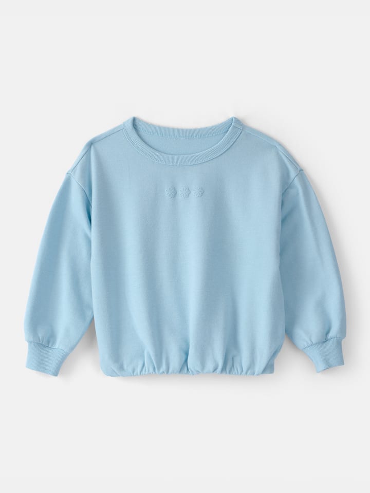 Sweatshirt in Hellblau