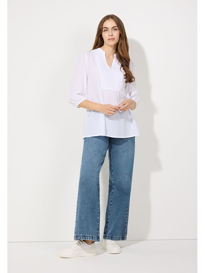 Bluse in Weiß