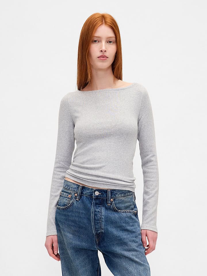 Longsleeve lichtgrijs