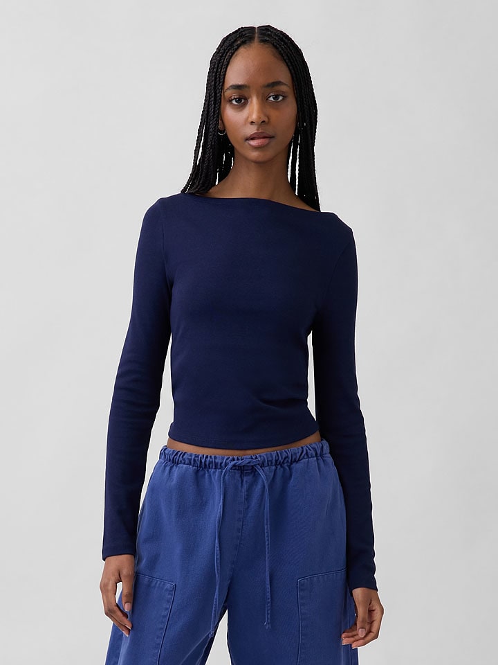Longsleeve donkerblauw