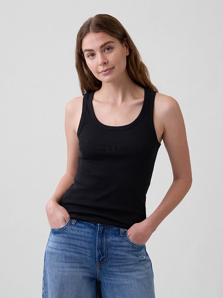 Top in Schwarz