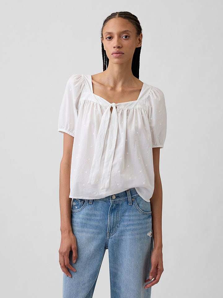 Bluse in Creme