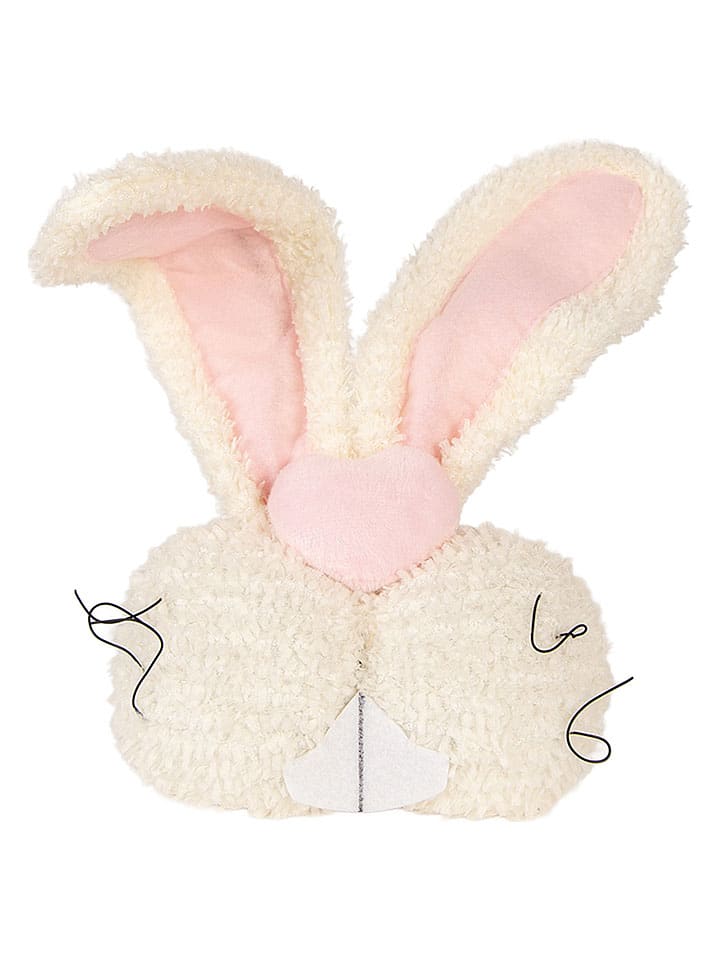 Kussen ''Konijntje'' crème - (B)18 x (H)35 x (D)10 cm