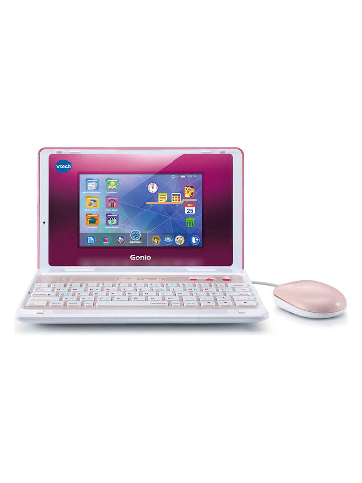 Laptop edukacyjny "Genio" w kolorze różowym - 5+