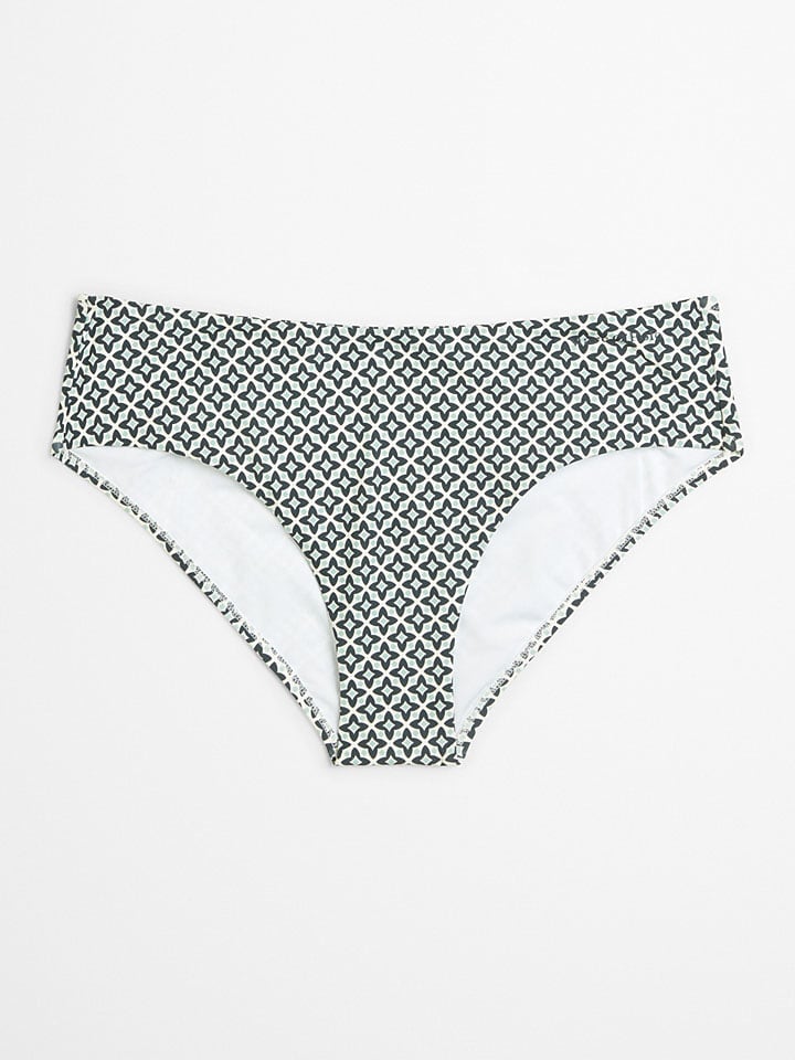 Figi bikini w kolorze czarno-białym
