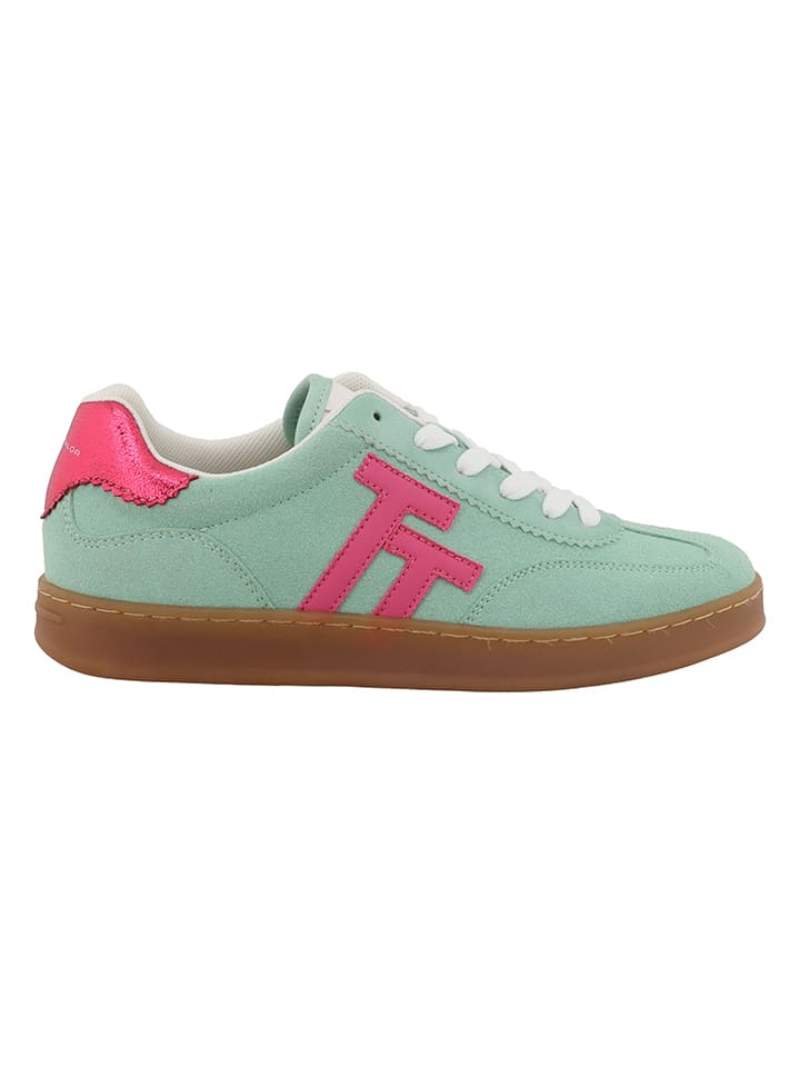 Sneakersy w kolorze turkusowo-różowym