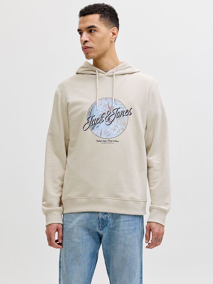 Hoodie "Onolulu" in Beige