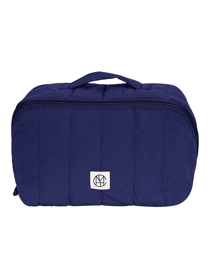 Kosmetiktasche in Dunkelblau - (B)24 x (H)15 x (T)13 cm