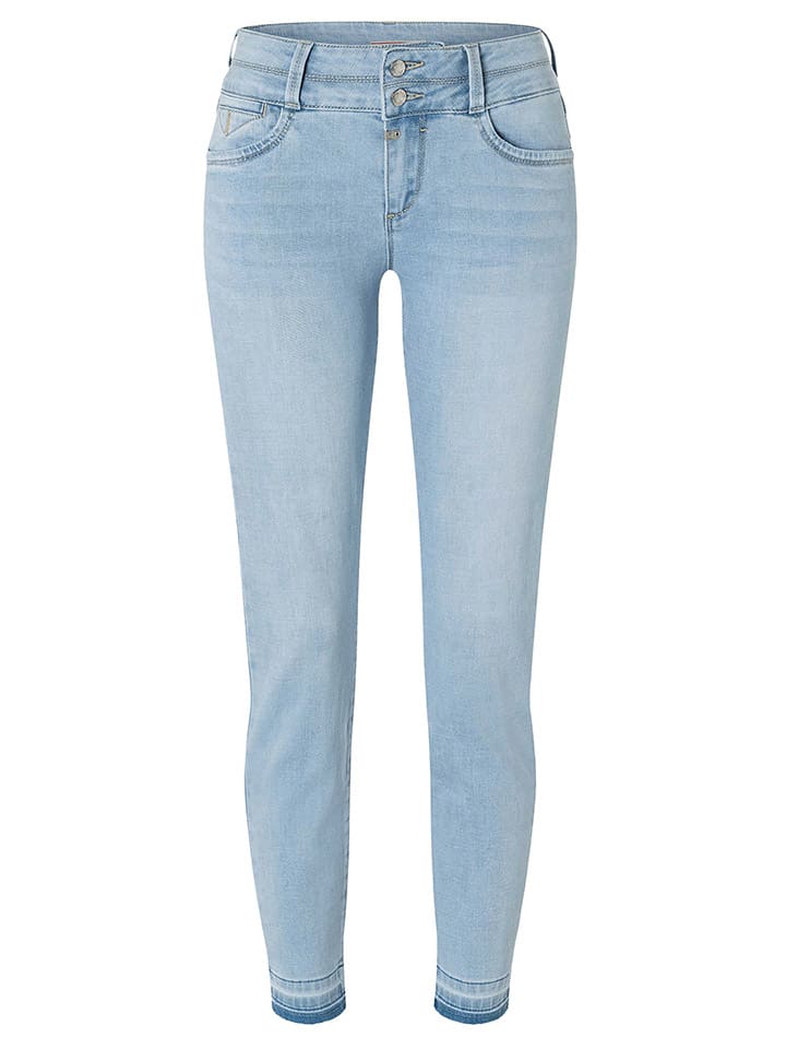 Dżinsy "Enya" - Slim fit - w kolorze błękitnym