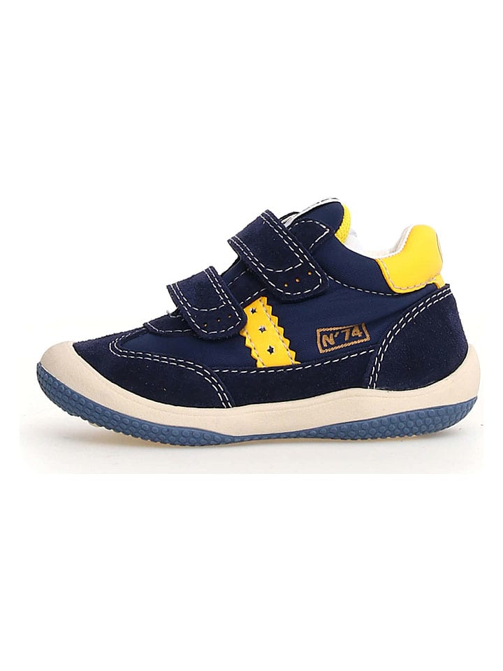 Leren sneakers "Go" kaki