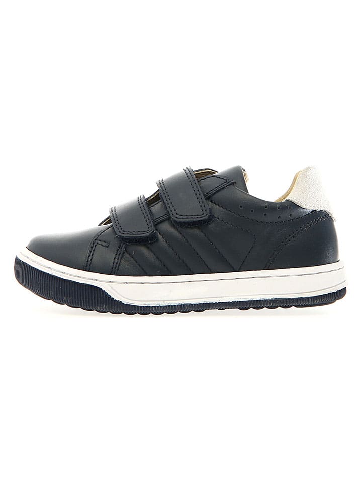 Leren sneakers "Nume" donkerblauw