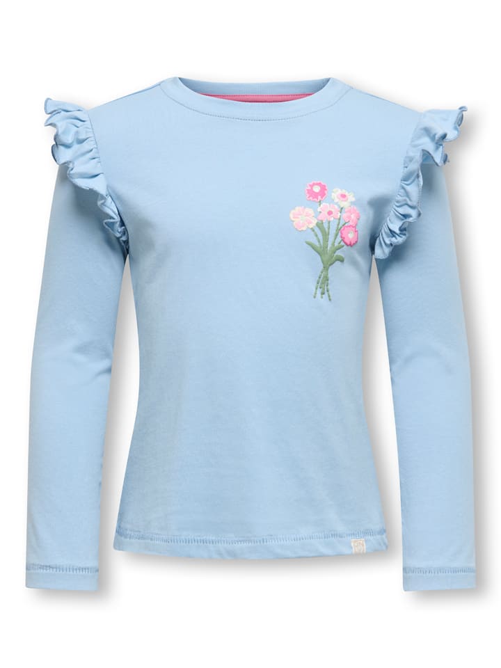 Longsleeve "Sylvia" in Hellblau