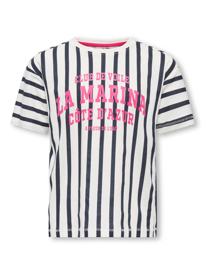 Shirt "Oliviana" in Weiß/ Anthrazit
