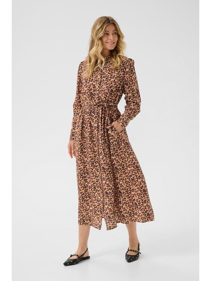 Kleid in Beige