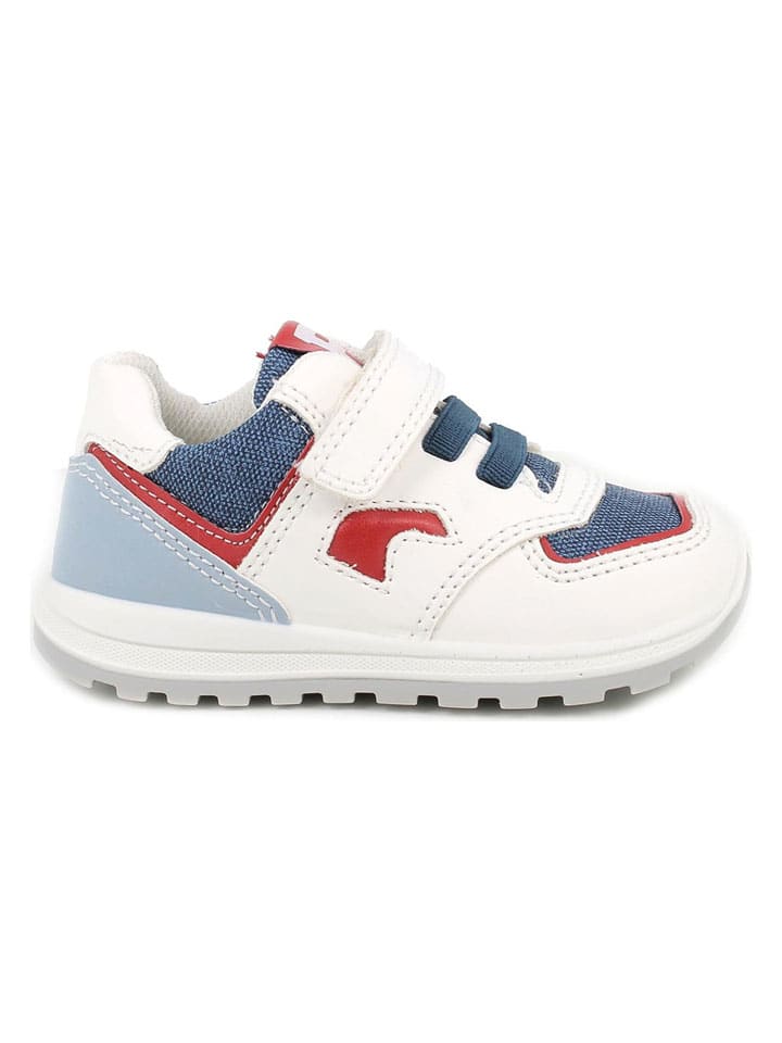 Skórzane sneakersy w kolorze białym