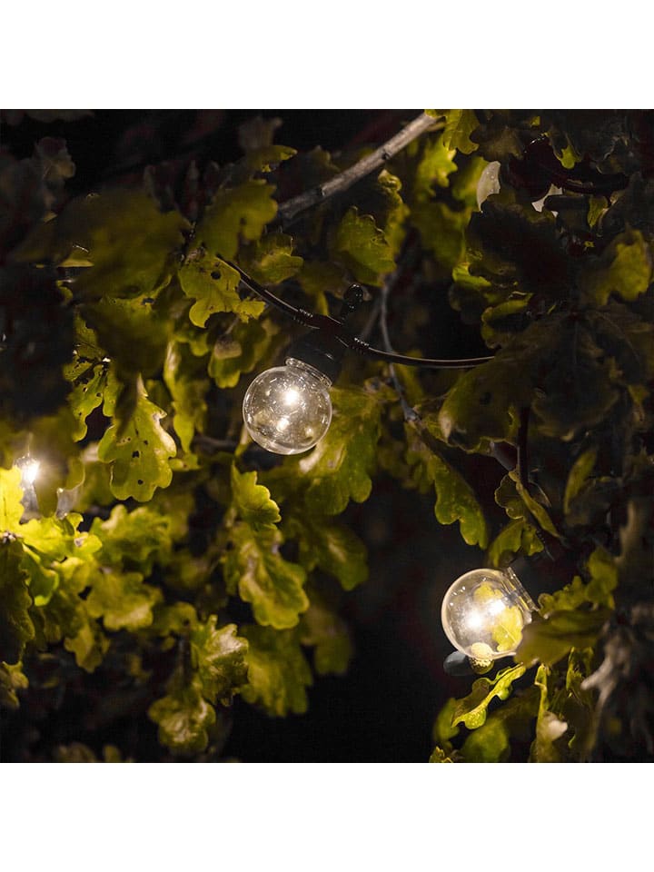 LED-Solar-Lichtergirlande "Party" in Warmweiß - (L)900 cm