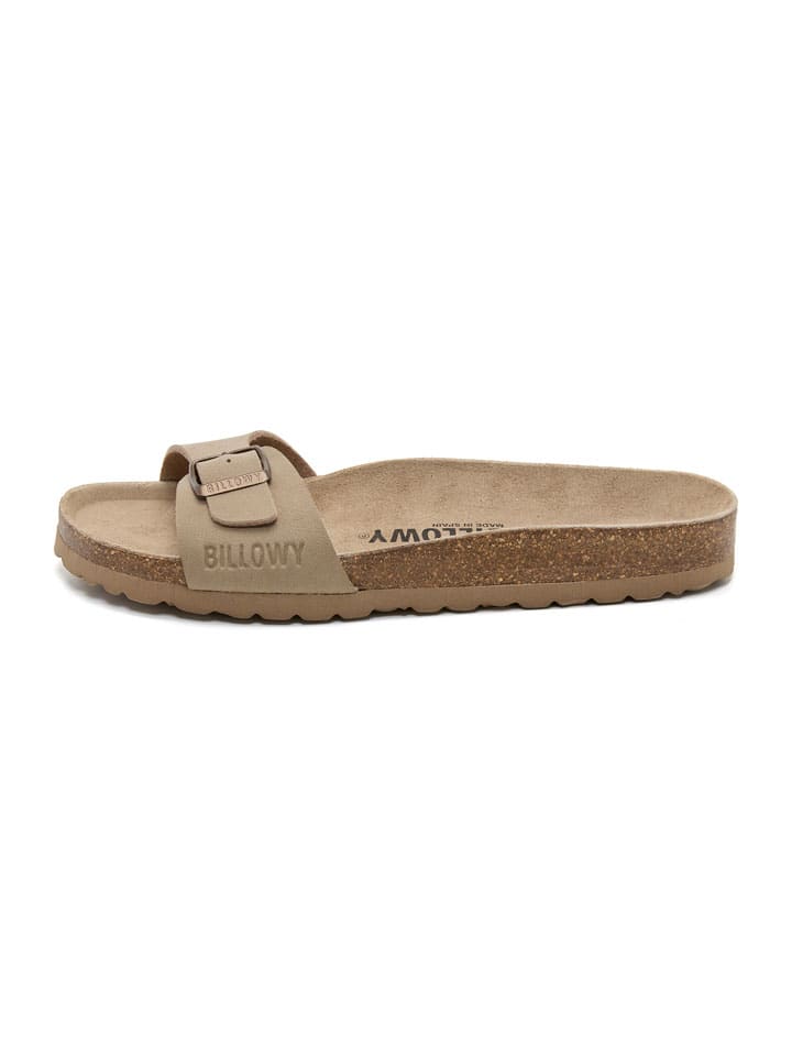 Pantoletten in Beige