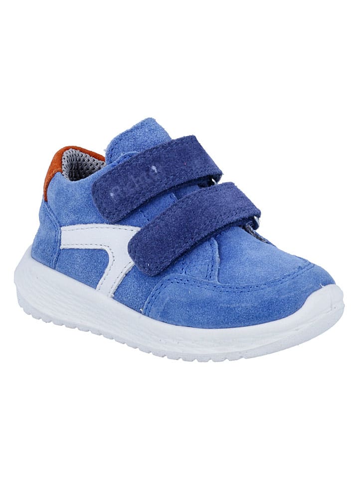 Skórzane sneakersy "Timmy" w kolorze niebieskim