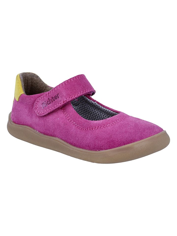 Leder-Barfußschuhe "Samy" in Lila