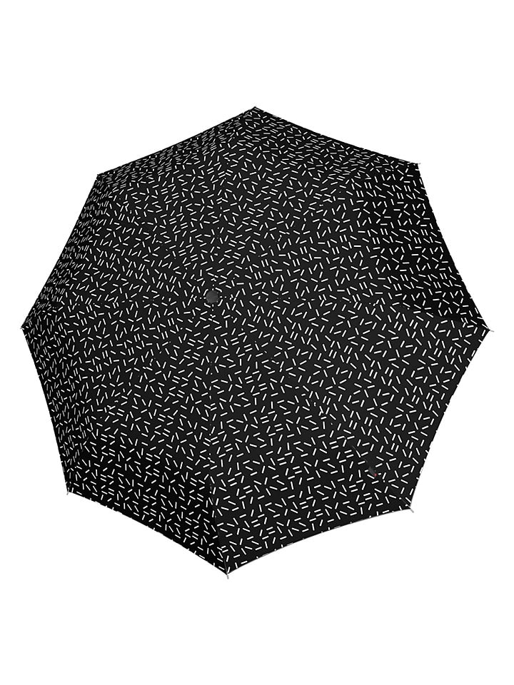 Taschenschirm "Knirps A.050" in Schwarz/ Weiß