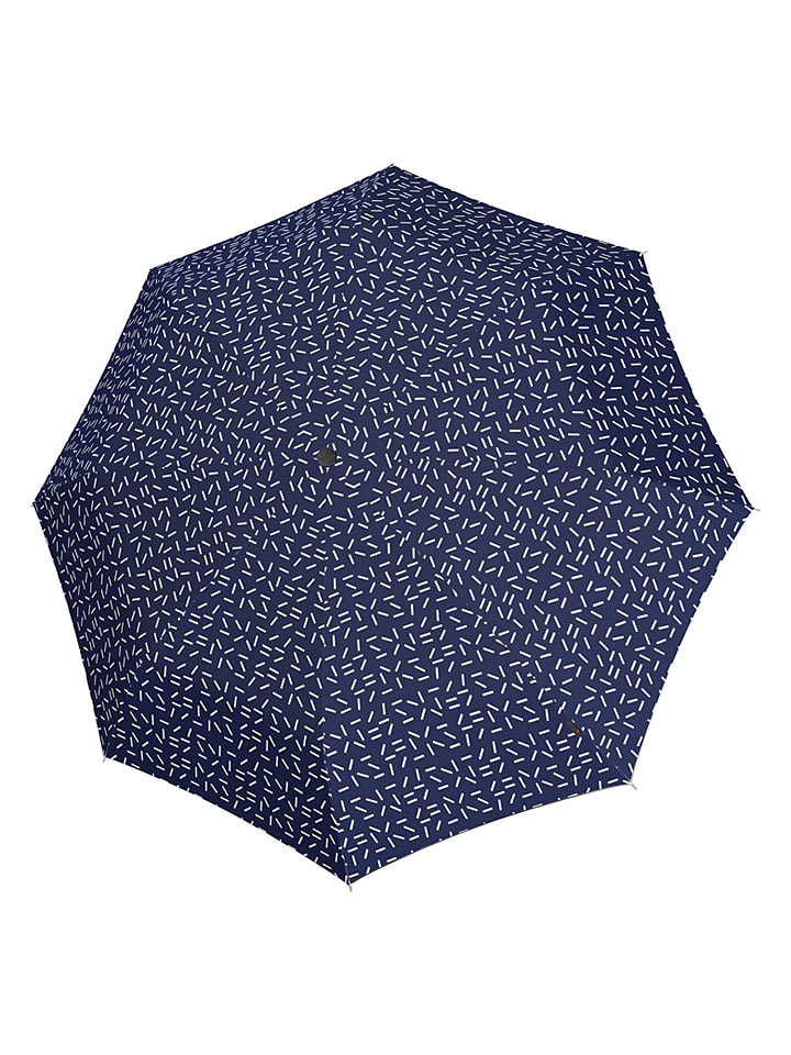 Parasol "Knirps A.050" w kolorze granatowo-białym