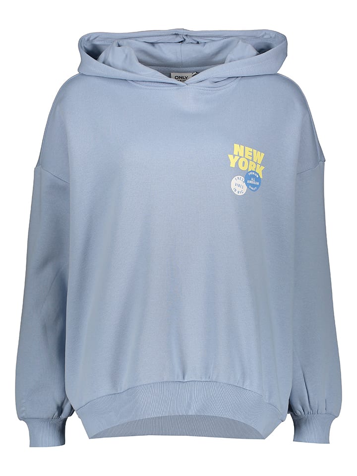 Hoodie in Hellblau