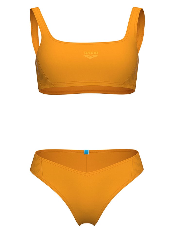 Bikini w kolorze pomarańczowym