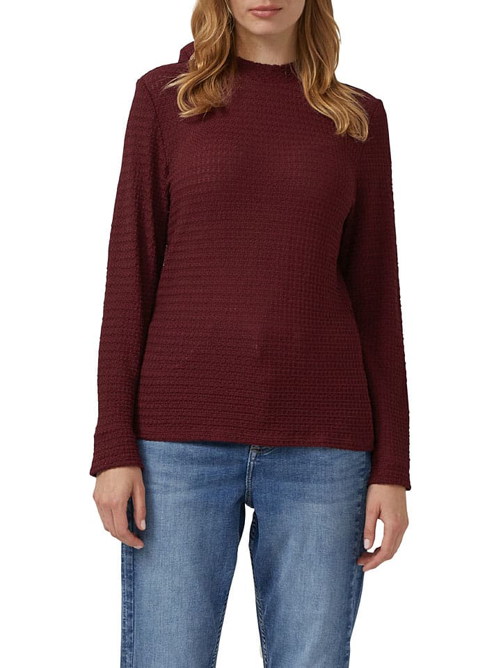 Sweter w kolorze bordowym