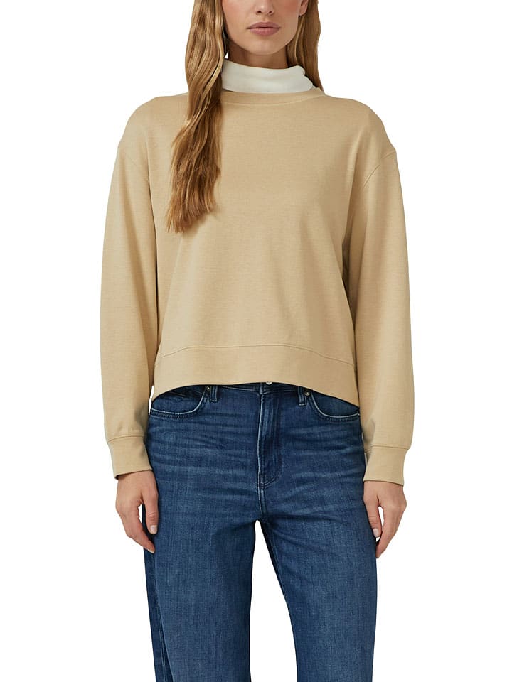 Sweatshirt in Beige