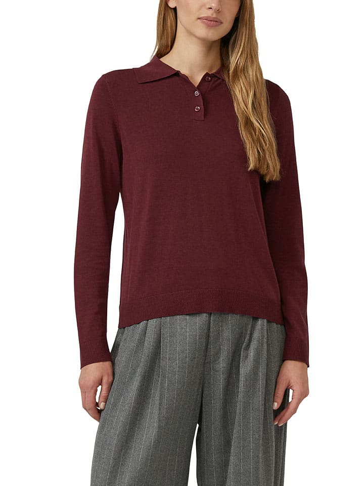 Sweter w kolorze bordowym