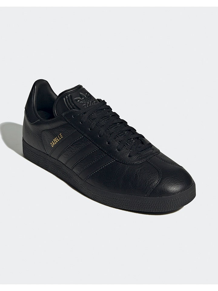 Skórzane sneakersy "Gazelle" w kolorze czarnym