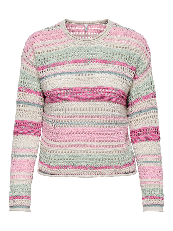 Pullover Rosa/ Mint/ Creme