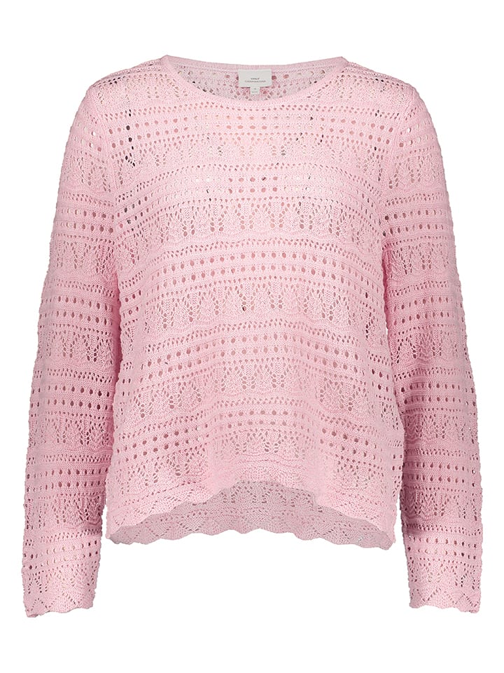 Sweter w kolorze jasnoróżowym
