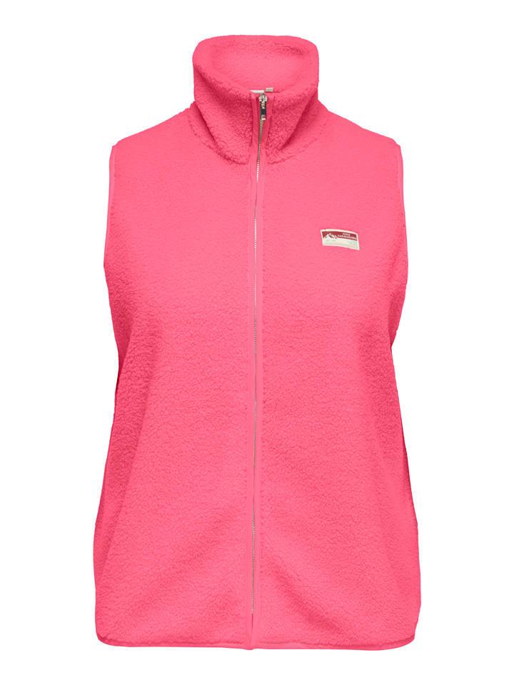 Teddyweste in Pink