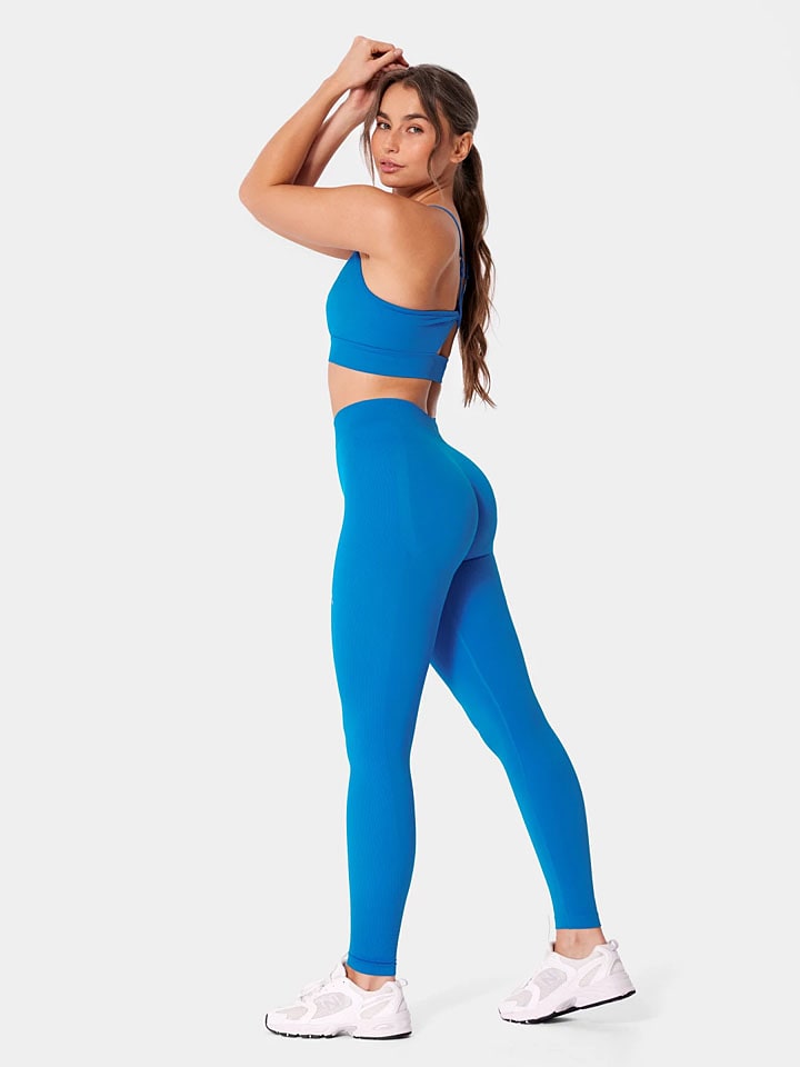 Legginsy sportowe "Eris" w kolorze niebieskim